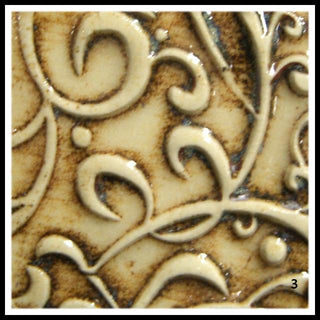 Interactive Pigments offer warm, rich earth tones. These concentrated pigments work best when thinned with water by 25-50% to achieve the desired look. Amaranth Stoneware Canada.