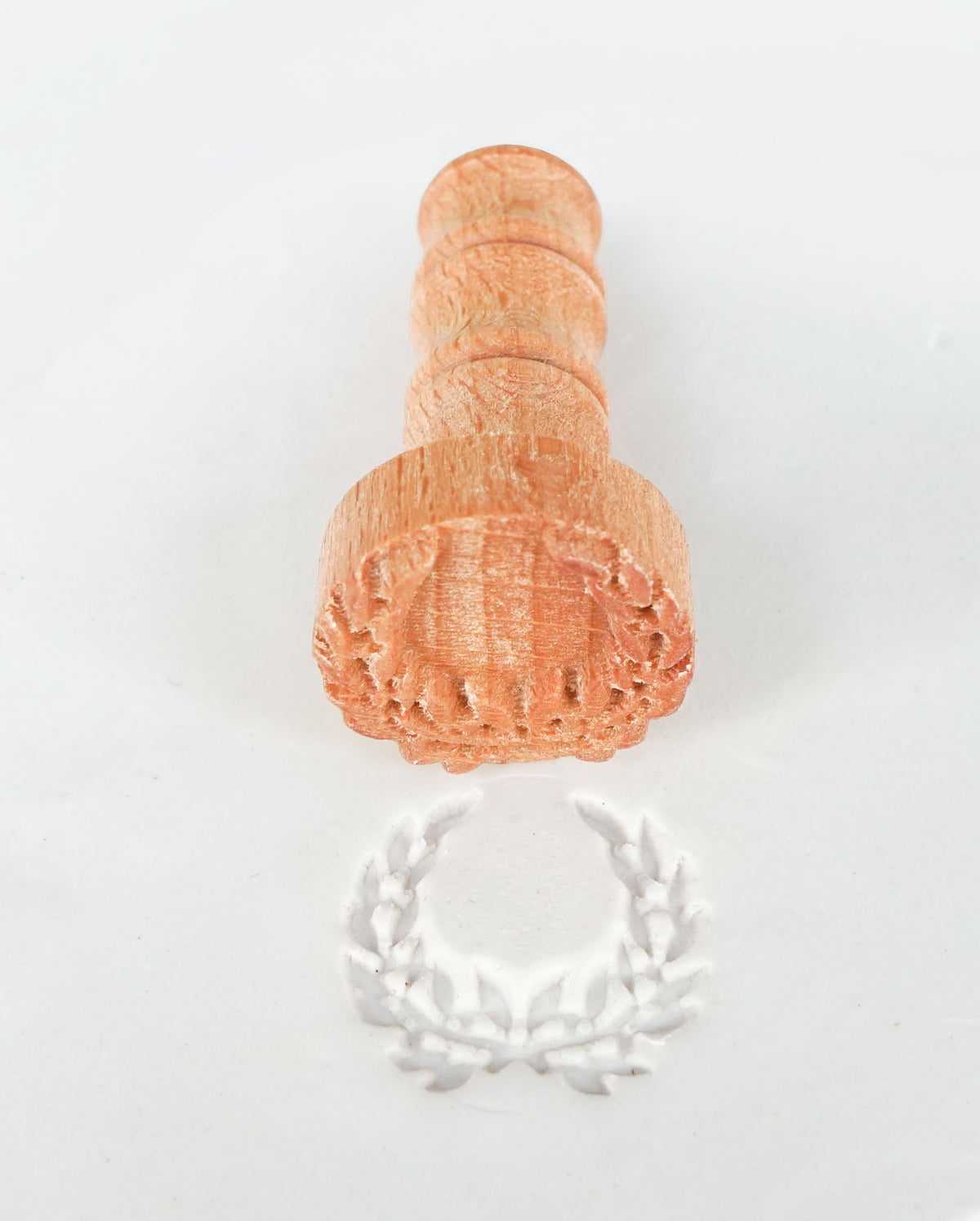 Wreath - Clay Texture Stamp - Amaranth Stoneware Canada