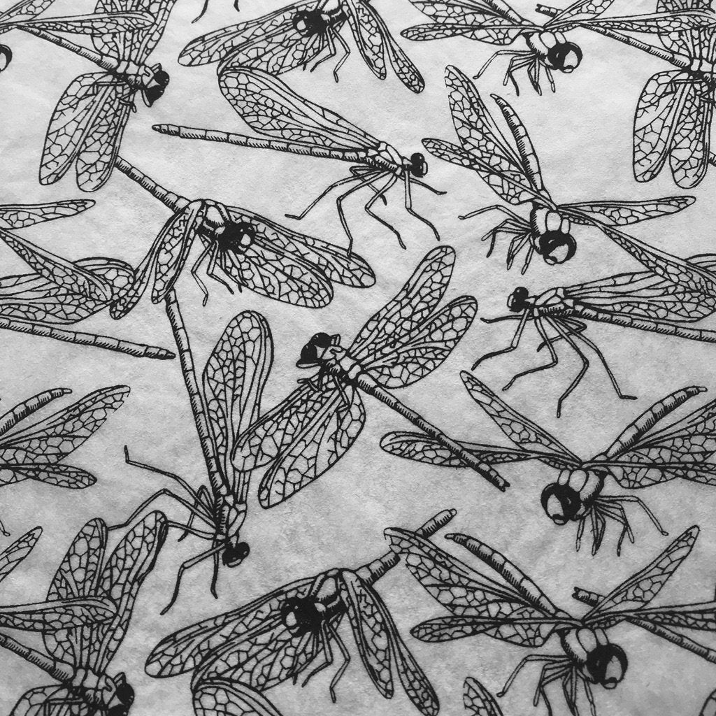 Dragonflies - Underglaze Transfer Sheet by Elan Pottery - Amaranth Stoneware Canada