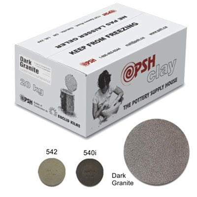 Dark Granite Cone 6 Grey Clay by PSH Pottery Supply House - Amaranth Stoneware Canada