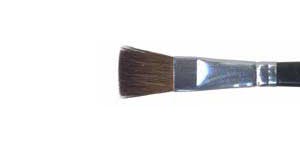 Flat Mop Camel Hair Brush 1/2" - Amaranth Stoneware Canada