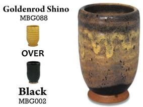 Warm yellow glaze that breaks to brown over texture. Ideal for layering with darker colors, offering a signature Shino look. Amaranth Stoneware Canada.