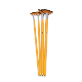 Fan Brush Set of 4 - Amaranth Stoneware Canada