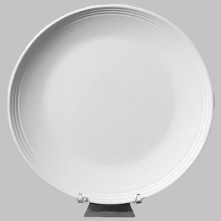 Stoneware Bisque - Rimmed Dinner Plate - Amaranth Stoneware Canada